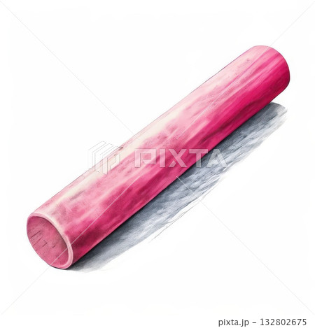Pink Watercolor Rolling Pin For Baking, Kitchen Decor, 132802675