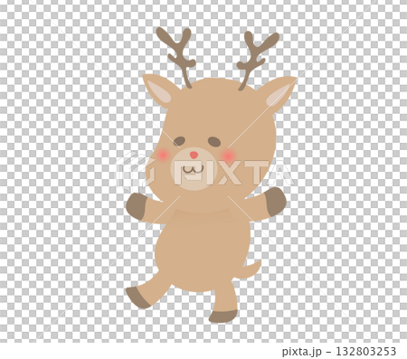 Smiling reindeer Smiling reindeer 132803253