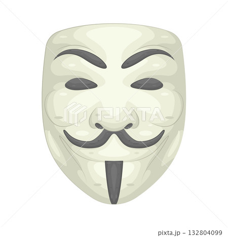 Illustration of anonymous mask Illustration of anonymous mask 132804099