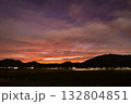 弥彦山 夕日 爆やけ 132804851