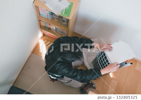 installation of an air conditioner 132805325