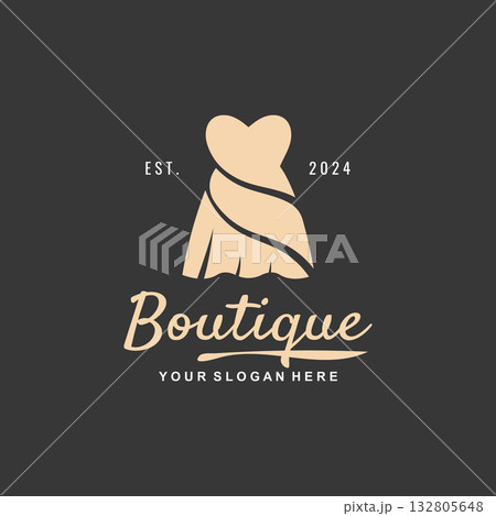 Women's Clothing Logo Template with Simple Style 132805648
