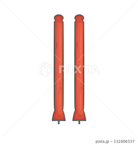 Illustration of surface marker buoy  132806337
