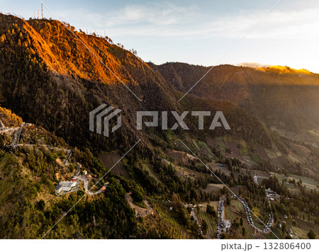 Amazing View beautiful landscape nature view in the morning at Indonesia 132806400