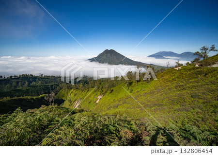 Amazing View beautiful landscape nature view in the morning at Indonesia 132806454