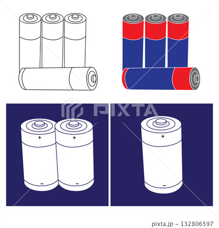 battery icon  design 132806597