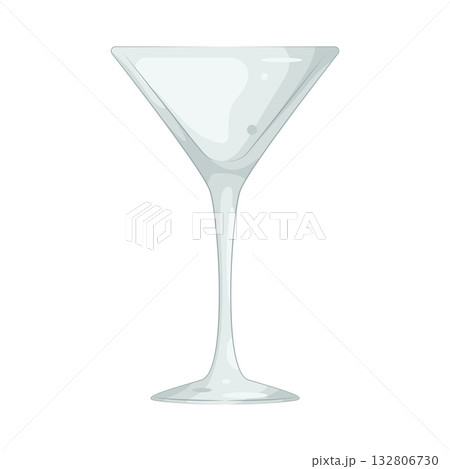Illustration of cocktail glass 132806730
