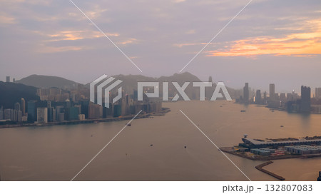 Nov 2 2025 Victoria Harbour Skyline and Bustling Waterfront Life Nov 2 2025 Victoria Harbour Skyline and Bustling Waterfront Life 132807083