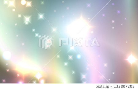 キラキラしたイルミネーションのイラスト 132807205