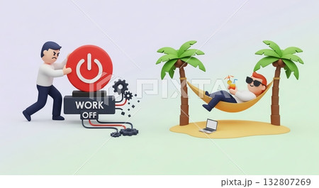 仕事をオフにして、至福のバケーションへ 仕事をオフにして、至福のバケーションへ 132807269