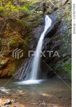 観音山不動滝 群馬県東吾妻町 観音山不動滝 群馬県東吾妻町 132807404