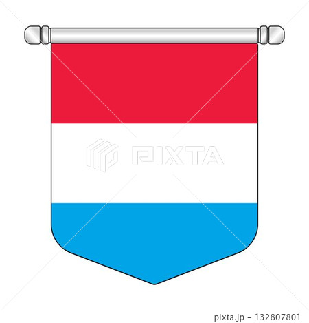 Equatorial Luxembourg National Banner Symbol Hanging 132807801