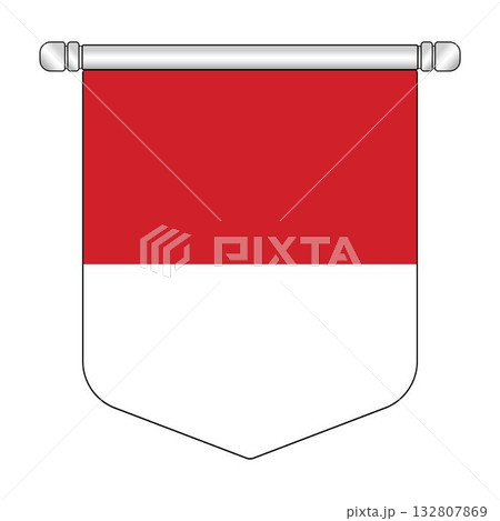 Equatorial Monaco National Banner Symbol Hanging 132807869