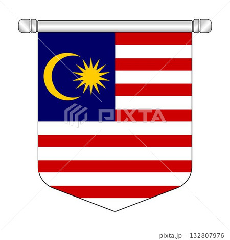 Equatorial Malaysia National Banner Symbol Hanging 132807976