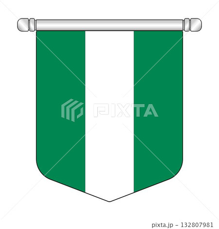 Equatorial Nigeria National Banner Symbol Hanging 132807981