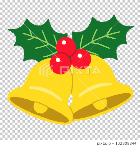Christmas bell illustration 132808844