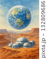 惑星基地と地球 132809686