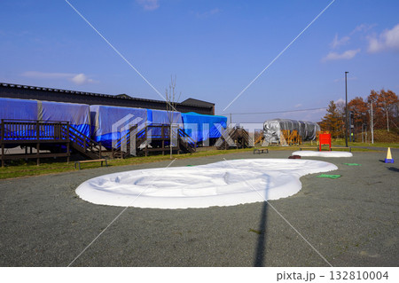 休業中のふわふわドーム（道の駅・あびらD51ステーション） 132810004