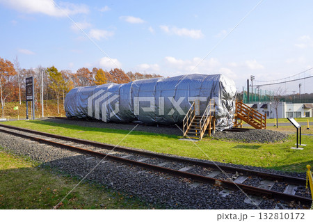 冬囲いのキハ183-214（道の駅・あびらD51ステーション） 132810172