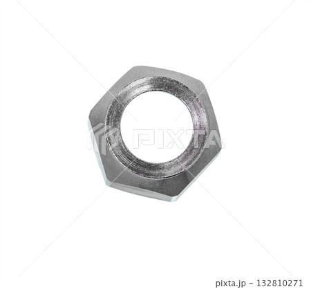 Metal nut isolated on white Metal nut isolated on white 132810271