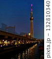 夕暮れのスカイツリー 132810340