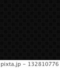 Vector seamless pattern. Modern stylish texture. Repeating geometric square tiles with thin line. Monochrome on black background. Trendy graphic design. 132810776