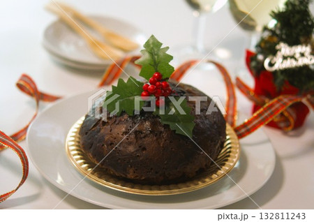 クリスマスプディング 132811243