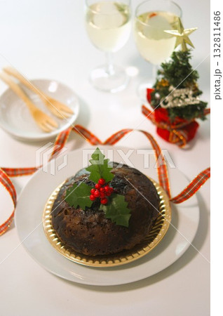 クリスマスプディング 132811486