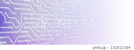 High tech circuit pattern on blue gradient 132812164