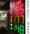 ガソリンスタンドの価格看板 ガソリンスタンドの価格看板 132812409