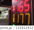 ガソリンスタンドの価格看板 ガソリンスタンドの価格看板 132812412