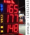 ガソリンスタンドの価格看板 ガソリンスタンドの価格看板 132812413