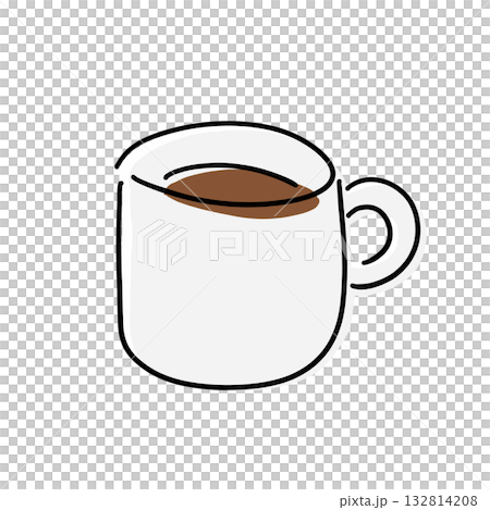 一個簡單的杯子的插圖 132814208