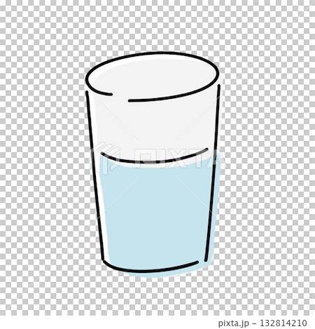 簡單的玻璃插畫 132814210