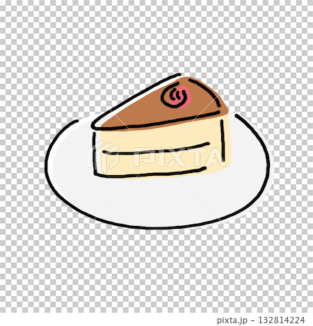 simple cake illustration simple cake illustration 132814224