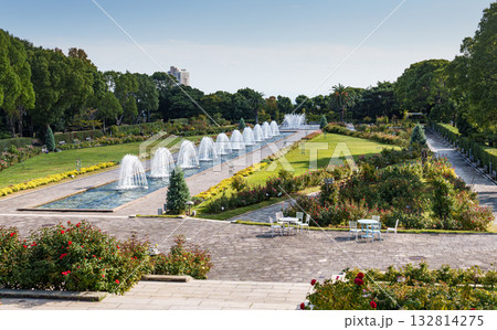 神戸市の須磨離宮公園にある噴水庭園 132814275