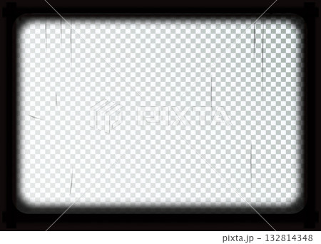 Frame film old video cinematic vintage movie border transparent retro style Frame film old video cinematic vintage movie border transparent retro style 132814348