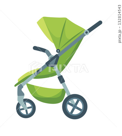 Baby stroller, childish colorful folding stroller, buggy baby carriage, child wagon, infant transport Baby stroller, childish colorful folding stroller, buggy baby carriage, child wagon, infant transport 132814543