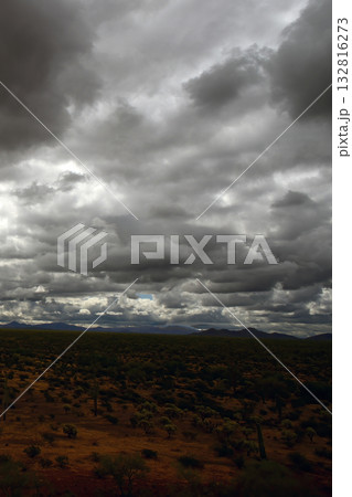Clouds Over Central Sonora Desert Arizona 132816273