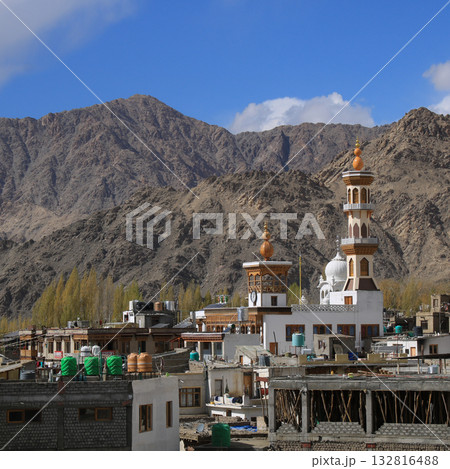 Jama Masjid Mosque, Leh, India. 132816488