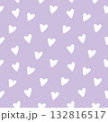 Cute hearts, Seamless pattern background 132816517