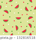 Seamless Summer Watermelon background 132816518