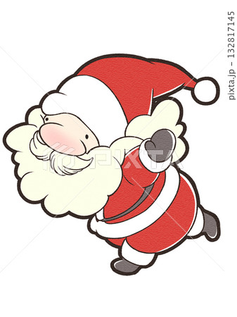 走るミニサンタ 走るミニサンタ 132817145