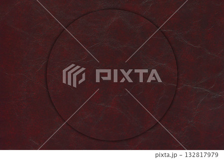 Imitation cowhide texture close up, red and burgundy cowhide texture can be background 132817979