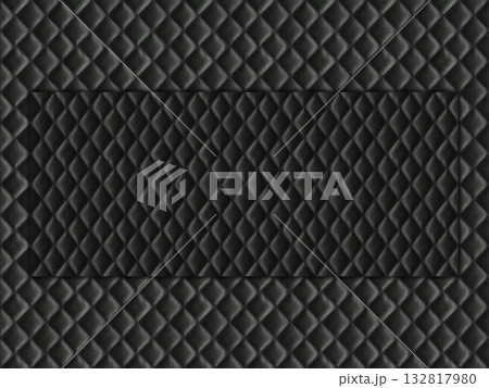 Imitation cowhide square texture close up, black cowhide texture can be background 132817980