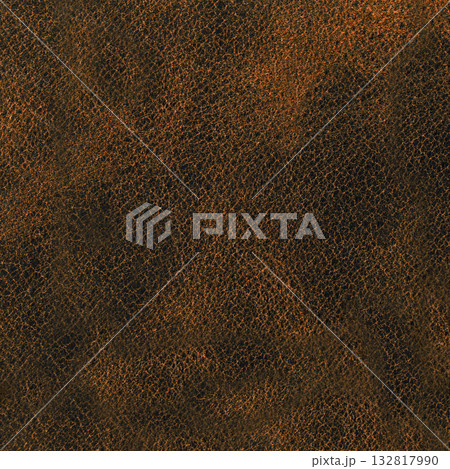 Genuine cowhide texture close up, brown cowhide texture can be background 132817990