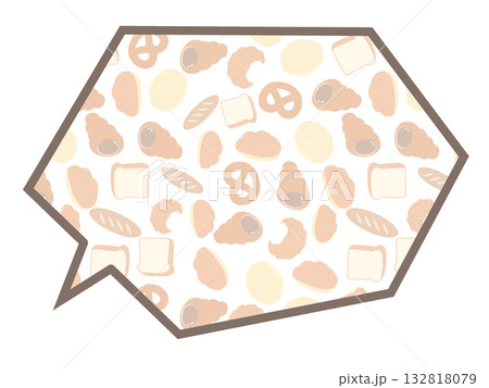 パンのフキダシ 132818079