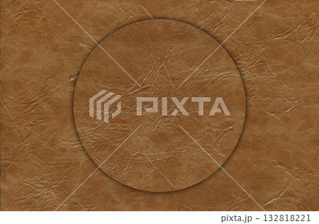 Imitation cowhide texture close up, beige and brown cowhide texture can be background 132818221