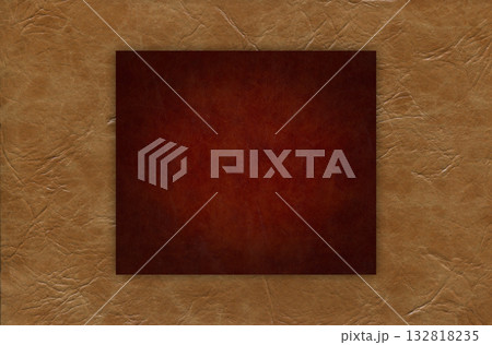 Imitation cowhide texture close up, beige and red cowhide texture can be background 132818235