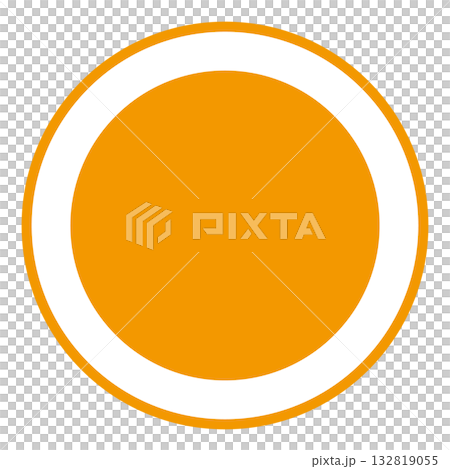 Simple circle on white background Simple circle on white background 132819055